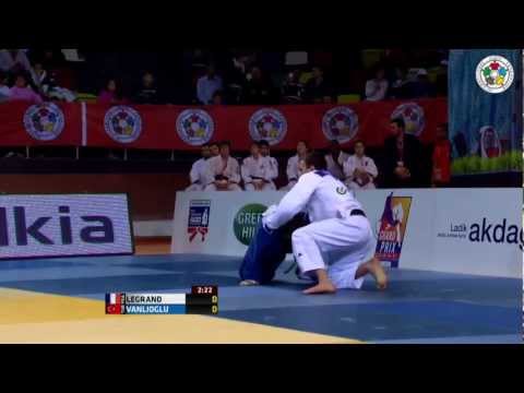 Judo Grand-Prix Samsun 2013: Ugo LEGRAND (FRA) - Hasan VANLIOGLU (TUR) Bronze [-73kg]