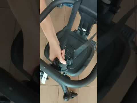 Instruccion de desplegar y plegar la carriola