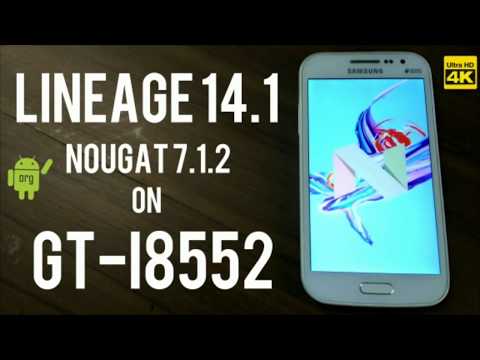 How to install Lineage 14.1 ROM on Grand Quattro (GT-I8552) Nougat 7.1.2 | android organisation