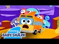 The Wheels On The Shark Bus Bus Song For Kids Baby Shark Bus Baby Shark Official