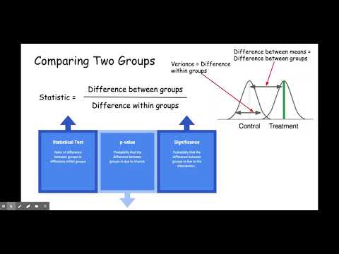 Comparing Two Groups of Data