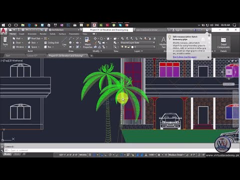 How to make 2d floor plan in Autocad 2017 | AutoCAD 2D and 3D Complete Training | Lesson 63