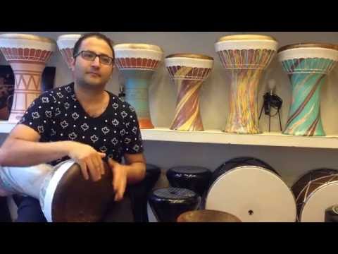 ''EDİP BERK''   #ORTA BAS TOPRAK DARBUKA#(BALIK DERİLİ)