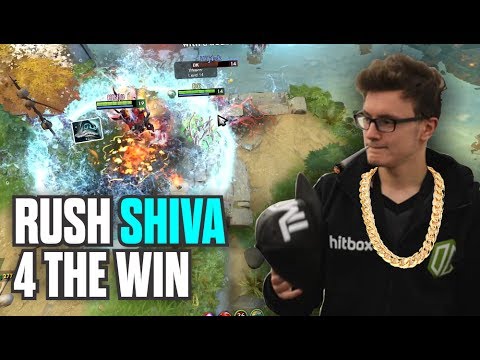 RUSH SHIVA 4 THE WIN - Shadow Fiend by Miracle Shiva Guard in 22 Min 7.06 - Dota 2