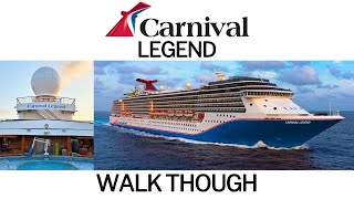 Carnival Legend Cruise Ship Walkthrough in 4K - Best Ship in the Fleet (In My Opinion)