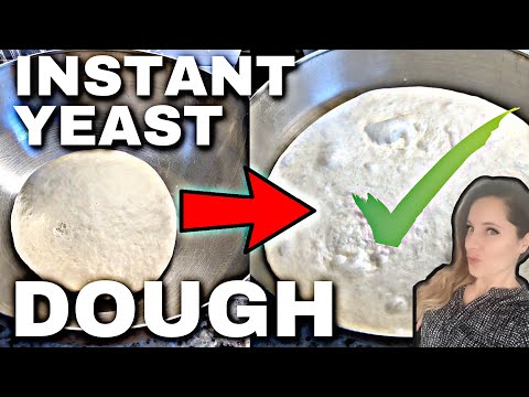EASY Pizza Dough RECIPE with INSTANT YEAST for Beginners