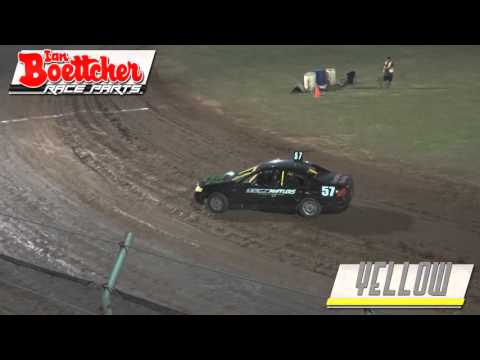 Production Sedans - Silver Helmet Series - Heat 8 - Kingaroy Speedway - 24.01.16