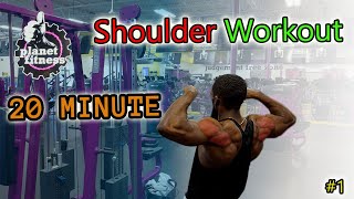 Planet Fitness Shoulder Workout #1 | Beginner Friendly