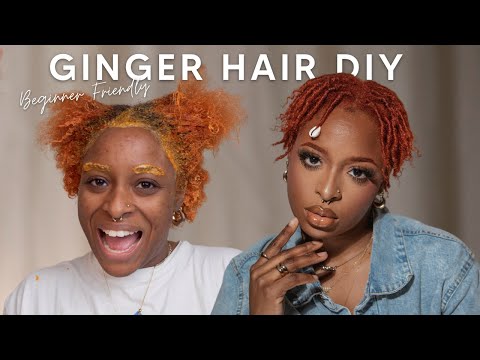 How to dye natural hair ginger/copper with NO BLEACH