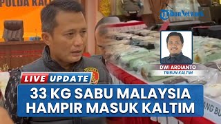 Polda Kaltim Kembali Ukir Prestasi! Berhasil Gagalkan Upaya Penyelundupan 33 Kg Sabu dari Malaysia
