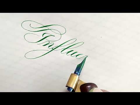 Calligraphy | Writing Influence with Gillott 404