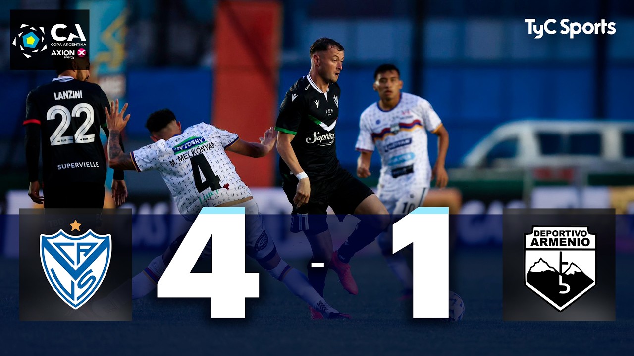 Vélez Sarsfield vs Deportivo Armenio Highlights
