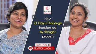 Anusha's new journey began with 21 Day challenge || Dr. Mani Pavitra || Million Moms video