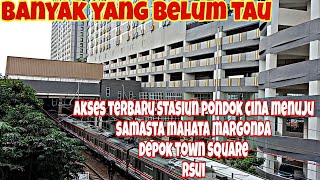 Download lagu Akses Terbaru stasiun pondok cina menuju depok town square dan RSUI #stasiunpondokcina#detos #rsui mp3
