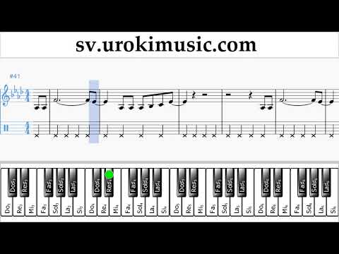 Lär Dig Spela Piano (höger hand) P!nk - What About Us Tabs Nybörjare Del 2 um-i492