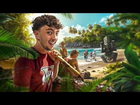 Living Secretly Inside a Giant Fallen Tree Log in the Wilderness