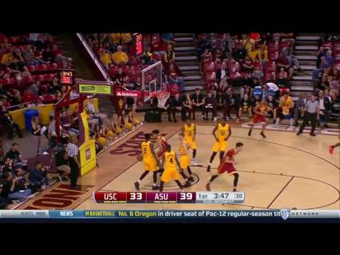 Men's Basketball: USC 82, ASU 83 - Highlights 2/26/17