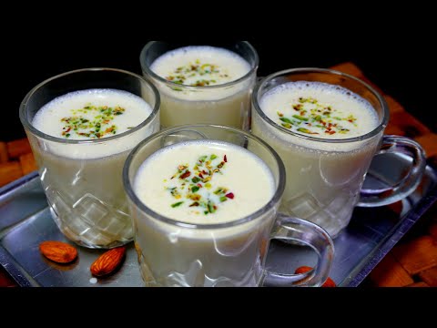 Badam Milk Recipe/ Almond Shake Recipe/ Winter Special Drink Recipe