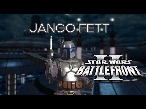 Jango Fett moves in action -  Star Wars Battlefront 2 remastered mod -