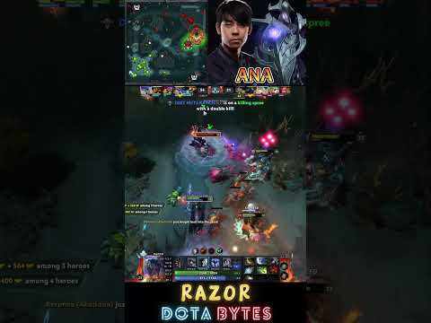 Rampage Alert 😎: Razor rampage by Ana 🔥 #dota2 #dotabytes