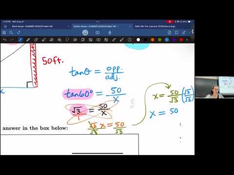 SAMPLE B Final Exam VIDEO SOLUTIONS--Math 195--Lesson 32