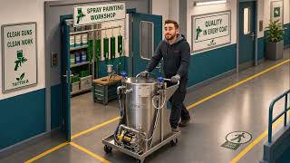Video — trolley di movimentazione solventi Tattika in funzione