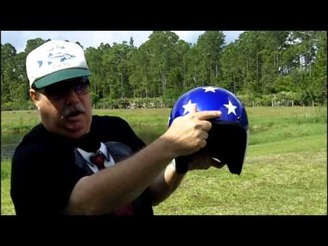 Motorcycle Helmets - Daytona Beach Cruiser - Captain Amercia