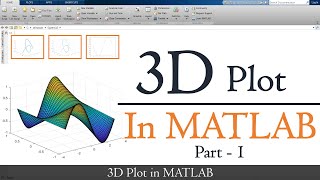 How to generate 3D plot in MATLAB - Part 1 | 3D plot in Matlab for beginner | MATLAB TUTORIALS