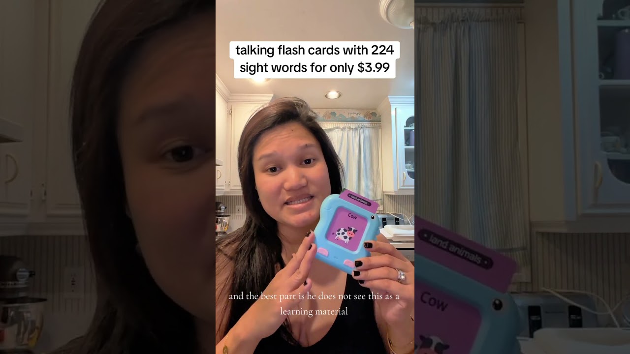 224 sight words on talking flash cards for $3.99! #flashcards