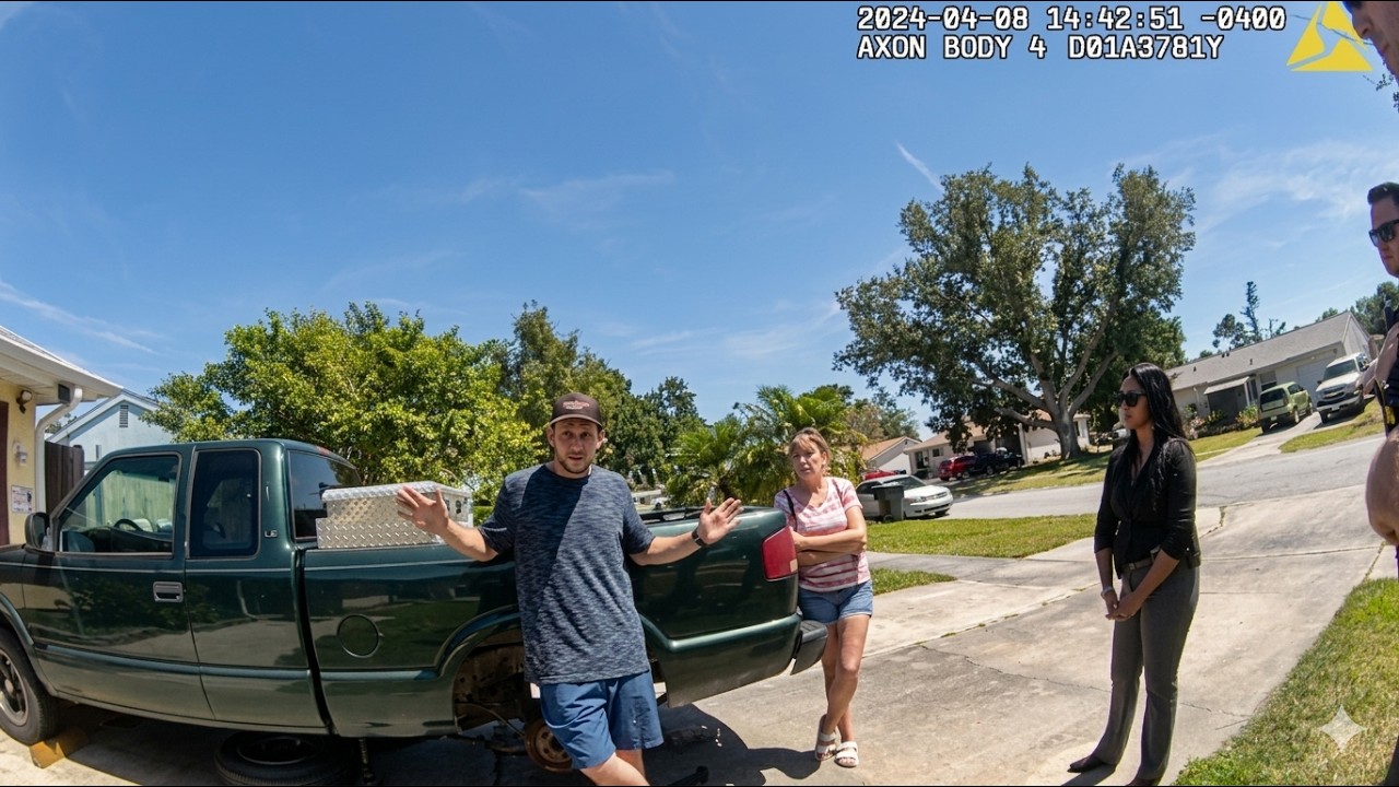 El momento en que un secuestrador se da cuenta de que la policía ha encontrado a su víctima.