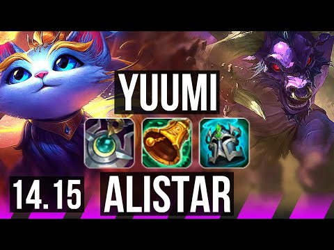 YUUMI & Xayah vs ALISTAR & Jhin (SUP) | 4/0/21, Rank 6 Yuumi | EUNE Challenger | 14.15