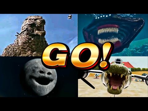 Godzilla vs El Gran Maja vs Lunar Moon vs Bombardino Crocodilo