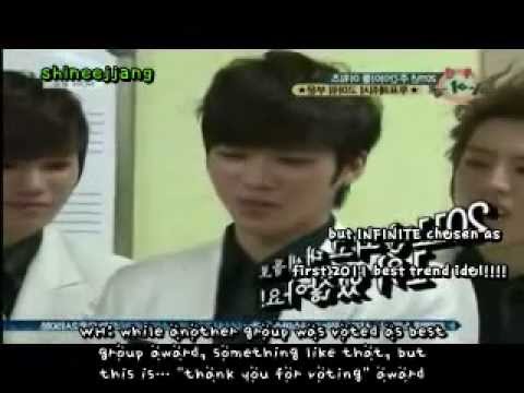 [ENG SUB] INFINITE's AWARD SPEECH cut