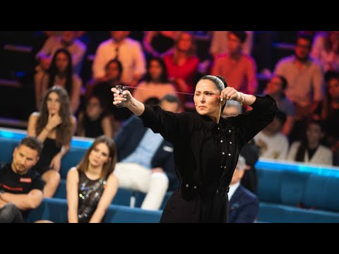 Rosa López fracasa con el tirachinas: “Estoy muy nerviosa” - El Desafío