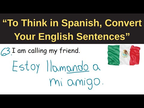 Spanish vocabulary course - Spanish verbs #8