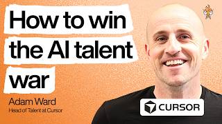 The playbook for building high talent density teams | Adam Ward, Head of Talent at Cursor