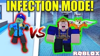 ZOMBIE INFECTION GAME IN JAILBREAK! - Roblox Jailbreak with Fans