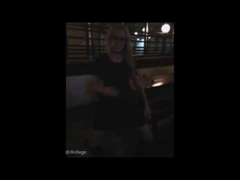 04-22-17 Kat Timpf in Cellphone Video - Dancing to Bernie's Melodic Tones