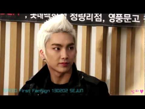 [130202]Youngpoong Books First FanSign SPEED_SEJUN