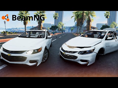MALIBU 2 DA POYGA VA  CRASH TEST  | BeamNG.drive