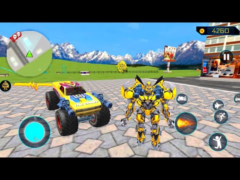 Robot Araba Oyunları #6 - Prime Multiple Transformation Yellow Jet Robot 2020 - Android Gameplay