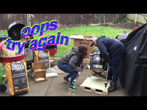 Monolith Pro Series 2 BBQ Guru Edition Unboxing and Assembly
