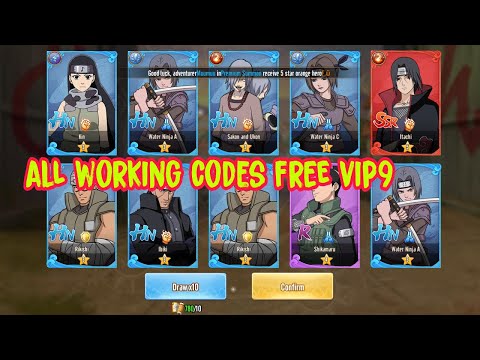 Konoha Legend Ninja AFK | New All WORKING CODES APRIL - Naruto RPG Free VIP9 & Free LR UR