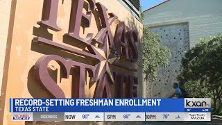 Texas State University smashes record for freshman enrollment