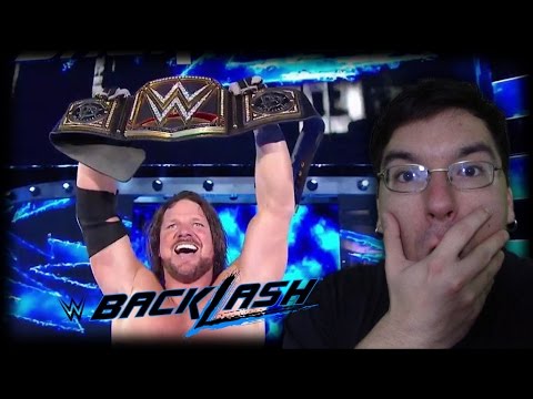 REVIEW WWE BACKLASH 2016 | LIVE REACTION DEAN AMBROSE V/S AJ STYLES #LMD