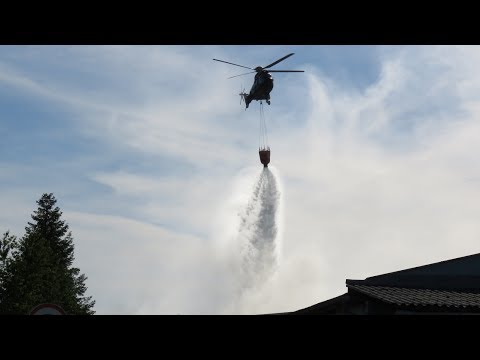 Gašenje požara s helikopterjem