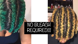 How to Remove dye without BLEACH