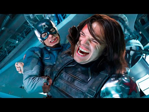 Captain America vs Winter Soldier - Helicarrier Final Fight Scene | Movie Clip HD