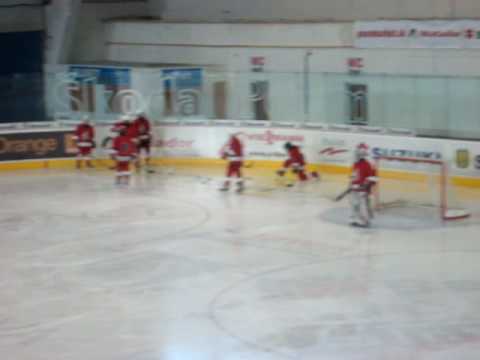 hc slezan opava rozcvička