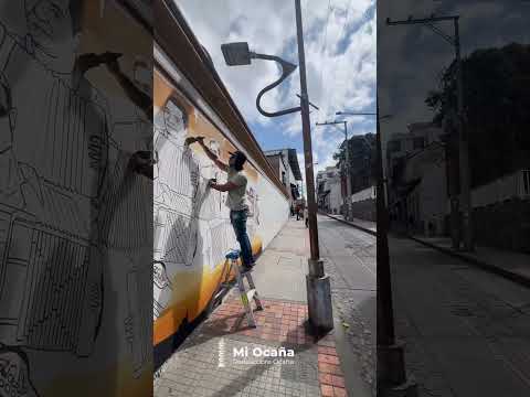 Alexander Motta: el artista que transforma los muros de Ocaña en identidad